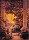 Maxfield Parrish Canvas Paintings - Land of make-believe